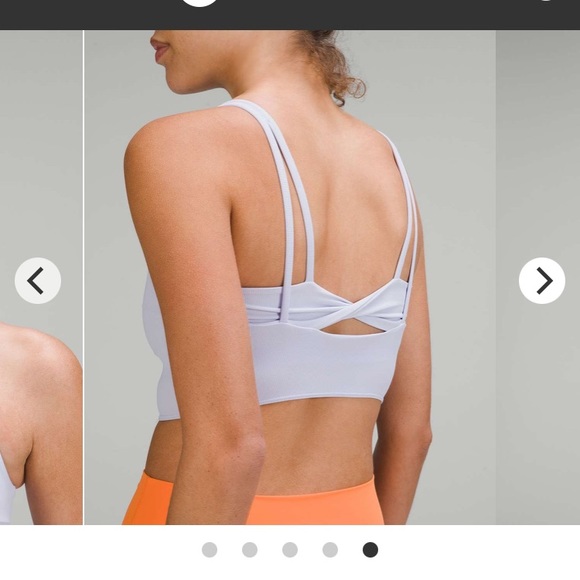Lululemon Ribbed Back-Twist Yoga Bra *Light Support, C/D Cup Size 4 - Picture 1 of 6
